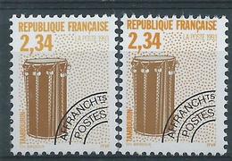 [23] Variété : Préos N° 234 Tambourin Bistre-orange Pâle Au Lieu De Vif + Normal ** - Unused Stamps