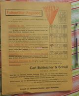 Papier Carl Schleicher Und Schüll, Düren Rheinland - Faltenfilter - Novembre 1893 - Imprenta & Papelería