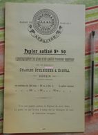 Papier Charles Schleicher Et Schüll, Prusse Rhénane - Papier Satiné N°50 - écrit En Français - 1883 - Avec Filigrane - Drukkerij & Papieren