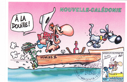 Carte-Maximum NOUVELLE CALEDONIE N° Yvert PA293 (LA BROUSSE EN FOLIE) Obl Sp Ill 1er Jour 1992 - Tarjetas – Máxima