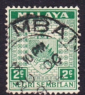 Malaysia-Negri Sembilan SG 22 1936 Arms, 2c Green, Used - Negri Sembilan