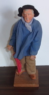 Santon De Provence Signe Cavasse - Homme Avec Parapluie - Santons