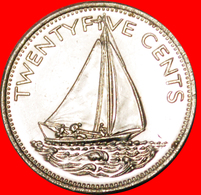 # GREAT BRITAIN: THE BAHAMAS ★ 25 CENTS 1979 SHIP MINT LUSTER! LOW START ★ NO RESERVE! - Bahamas