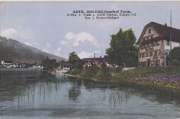 Suisse - Arth - Goldau - Gasthof-Turm - Débarcadère Bâteau - Schiff Station - Arth