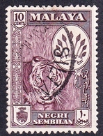 Malaysia-Negri Sembilan SG 73 1957 10c Purple, Used - Negri Sembilan