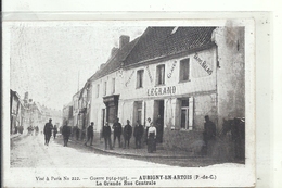 PAS DE CALAIS - 62 -AUBIGNY EN ARTOIS - Grande Rue Centrale - Animation - Aubigny En Artois