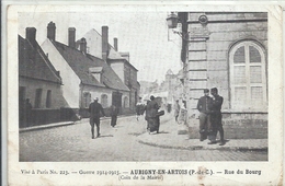 PAS DE CALAIS - 62 -AUBIGNY EN ARTOIS -Rue Du Bourg  - Animation - Aubigny En Artois