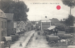 PAS DE CALAIS - 62 -AUBIGNY EN ARTOIS - Place Du Marché - Aubigny En Artois