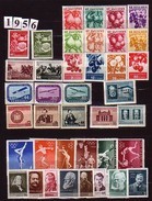 BULGARIA - 1956 - Comp ** Yv 851/82 + PA 70/72 -  Mi 979/1014 MNH ** - Volledig Jaar