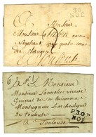 Lot De 2 Lettres De Noé : 1 PD 1811 Et 1 PP 1826. - TB / SUP. - Sonstige & Ohne Zuordnung