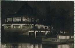 Mülheim-Ruhr V. 1958  Wasserbahnhof Bei Nacht Mit Einem Schiff   (309) - Muelheim A. D. Ruhr