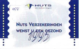 NEDERLAND CHIP TELEFOONKAART CRE 058 * Nuts Verzekeringen ... 1995  * Telecarte A PUCE PAYS-BAS * ONGEBRUIKT MINT - Private