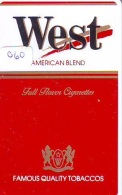 NEDERLAND CHIP TELEFOONKAART CRE 060 * CIGARETTES * WEST AMERICAN BLEND  * Telecarte A PUCE PAYS-BAS * ONGEBRUIKT MINT - Private