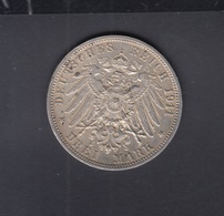 Württemberg 3 Mark 1911 - 2, 3 & 5 Mark Silver