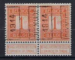 Preo Nr. 2275 A (2x) - "DIXMUDE 1914"  ROLLER PRECANCELS - Handrol Preo's - Préos à Roulette ! - Roulettes 1910-19