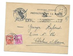 Lettre Taxee - 1859-1959 Storia Postale