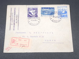 BULGARIE - Enveloppe En Recommandé De Sofia En 1936 , Affranchissement Plaisant - L 19070 - Covers & Documents