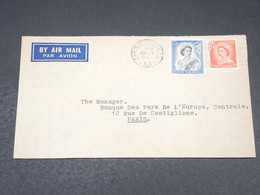 NOUVELLE ZÉLANDE - Enveloppe De Christchurch Pour Paris En 1956 - L 19078 - Lettres & Documents