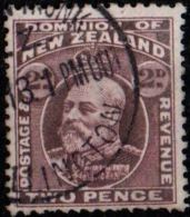 New Zealand 1909 2d King Edward Perf 14*14½ 1 Value Cancelled - Gebraucht