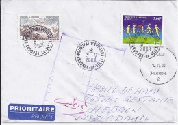 TP N° 525 + DIVERS  SUR LETTRE  DU 3.1.2000 POUR LA JORDANIE - Briefe U. Dokumente