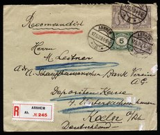 A5533) Niederlande Netherlands R-Brief Arnhem 17.5.23 N. Koeln / Germany - Covers & Documents