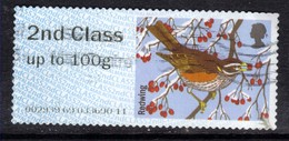 GB 2015 QE2 2nd Class Post & Go Redwing Winter Fur ( D1331 ) - Post & Go Stamps