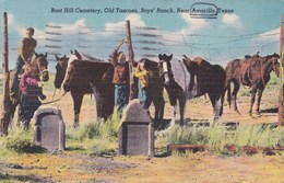 Boot Hill Cemetery Old Tascosa Boys Ranch Near Amarillo, Texas,  USA (pk47318) - Amarillo