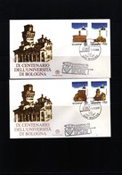 San Marino 1988 Michel 1387-90 FDC - Brieven En Documenten