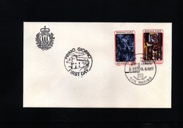 San Marino 1987 Michel 1359-60 FDC - Lettres & Documents
