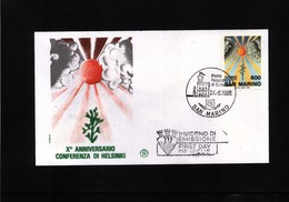 San Marino 1985 Michel 1323 FDC - Cartas & Documentos