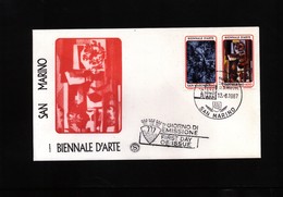 San Marino 1987 Michel 1359-60 FDC - Briefe U. Dokumente