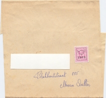 Wikkel - Omslag Enveloppe 1963 - Striscie Per Giornali