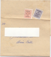 Wikkel - Omslag Enveloppe  1958/59 & 1959/1960 - Newspaper Bands