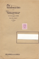 Wikkel - Omslag Enveloppe - Pub Reclame De Bandrecorder Brussel - 1962 - 1963 - 15 C - Wikkels Voor Dagbladen