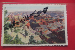 Cp  View Of Grand Canyon From Bright Angel Point North Rim - Gran Cañon