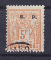 Luxembourg 1882 Mi. 46    5 Fr. Allegorie Aufdruck Overprint 'S.P.' (2 Scans) - Officials