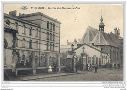 MONS ..--  Caserne Des Chasseurs à Pied . 1918 Vers VIRTON ( Melle Esther MERIENNE ) . Voir Verso . - Mons