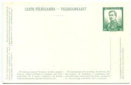 Belgium Early 20th C. Mint 30c. King Albert I Telegram Postal Card - Télégrammes