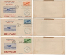 AIR MAIL ISSUE LETTERS FIRST DAY U.S.A. #12 - Other & Unclassified