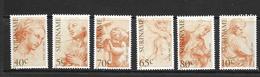 SURINAM 1983 RAPHAEL  YVERT N°895/900  NEUF MNH** - Grabados