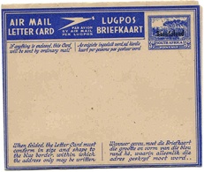 Basutoland Aérogramme 3d Aerogram Air Letter Entier Entero Ganzsache Lettre Carta Belege Airmail Cover - 1933-1964 Kolonie Van De Kroon