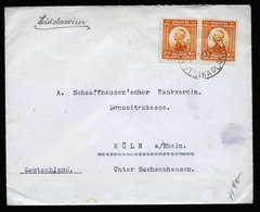 A5538) Yugoslavia Jugoslawien Brief 1922 Nach Koeln / Germany - Lettres & Documents