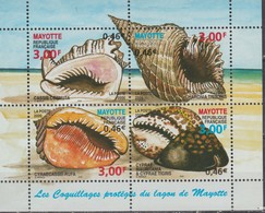 Mayotte  2000  Bloc N° 4  Neuf  X X  Coquillage - Blokken & Velletjes