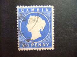 Gambia Gambie 1886 Reina Victoria  Yvert 15 FU - Gambia (...-1964)