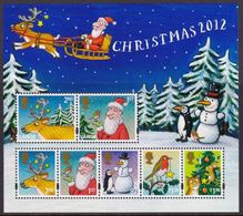 GROSSBRITANNIEN GRANDE BRETAGNE GB 2012 CHRISTMAS M/S SG MS3422 YV 3779 SC SH3119 MI BLOCK79-3374-79 - Unused Stamps