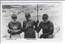 CPA Australie Australia Aborigènes Boomerang Non Circulé Carte Photo RPPC - Aborigines