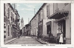 D40 -  GABARRET < Vue Animée De LA RUE MARSAN - Commerces Bar + Tabac - Gabarret