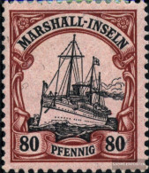 Marshall-Islands (German. Colonies.) 21 With Hinge 1901 Ship Imperial Yacht Hohenzollern - Marshall Islands