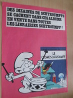 CLI518 : Pour Fans De SCHTROUMPFS : Page PUB A4 Spirou Années 60/70 Avec Nouvel Album Paru - Schtroumpfs, Les