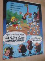 CLI518 : Pour Fans De SCHTROUMPFS : Page PUB A4 Spirou Années 60/70  DESSIN ANIME - Schtroumpfs, Les